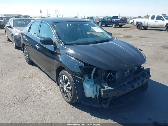 3N1AB7AP3HY386503 — 2017 Nissan Sentra SV, Передняя часть (Front End), фото до ремонта