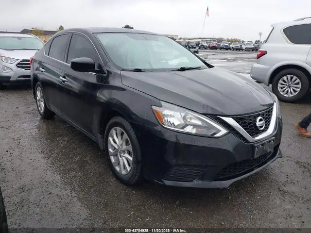 3N1AB7AP3KL621471 — 2019 Nissan Sentra SV, Изъят кредитором (Repossession), фото до ремонта