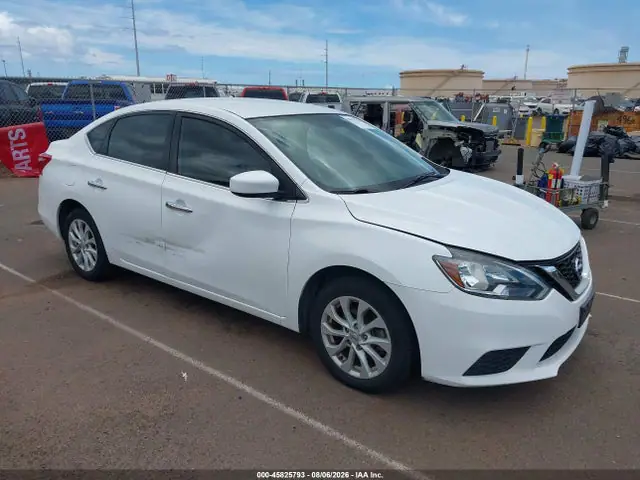 3N1AB7AP8KY240878 — 2019 Nissan Sentra SV, Правый бок (Right Side), фото до ремонта
