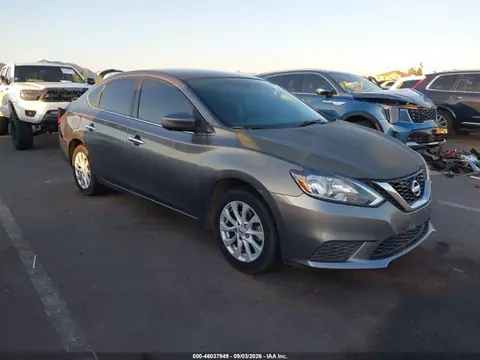 3N1AB7AP4KY282416 — 2019 Nissan Sentra SV, Задняя часть (Rear), фото до ремонта