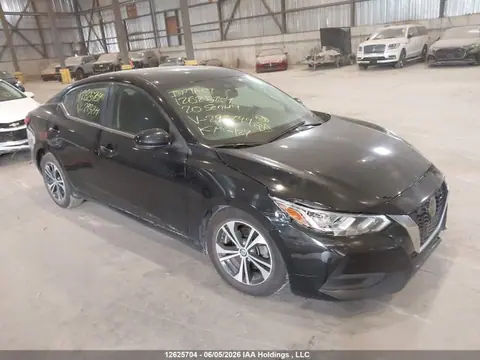 3N1AB8CV6LY293744 — 2020 Nissan Sentra SV, Передняя часть (Front), фото до ремонта