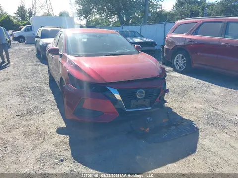 3N1AB8CV5LY210871 — 2020 Nissan Sentra SV, Передняя часть (Front), фото до ремонта