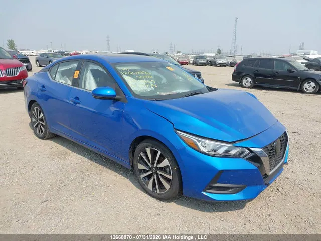 2022 Nissan SENTRA SV VIN 3N1AB8CVXNY259115 фото 1