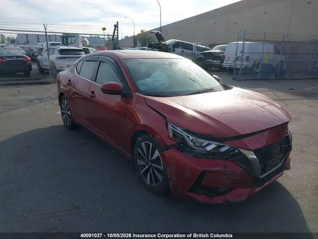 2022 Nissan SENTRA SV VIN 3N1AB8CV8NY247870 фото 1