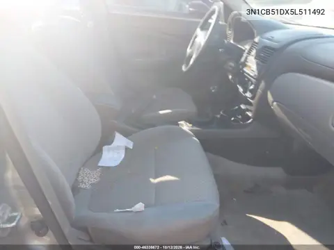 2005 Nissan Sentra 1.8 VIN 3N1CB51DX5L511492 фото 6