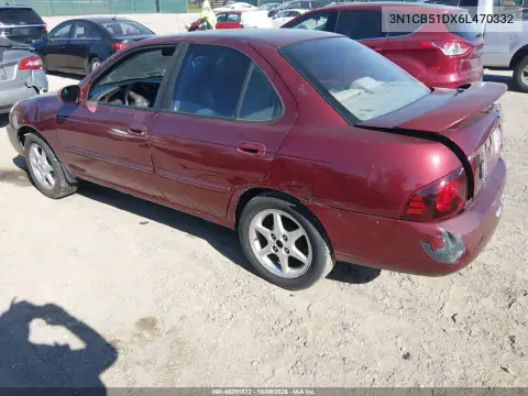 2006 Nissan Sentra 1.8S VIN 3N1CB51DX6L470332 фото 4