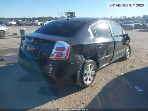 2007 Nissan Sentra 2.0S VIN 3N1AB61E37L712028 фото 5
