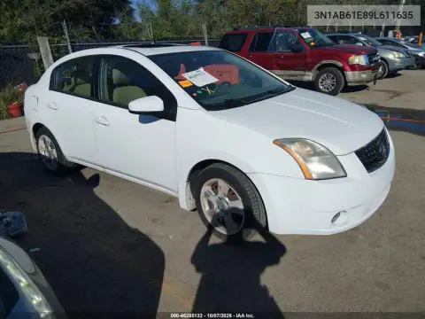 3N1AB61E89L611635 — 2009 Nissan Sentra, Град, фото до ремонта