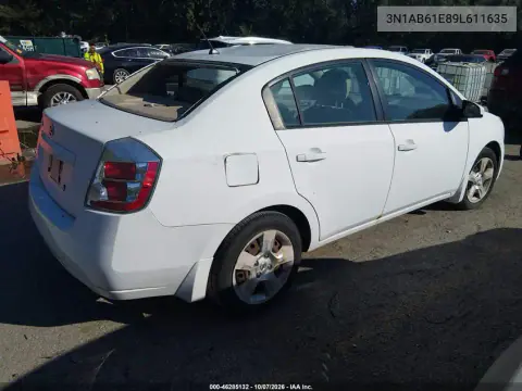 2009 Nissan Sentra 2.0S VIN 3N1AB61E89L611635 фото 5
