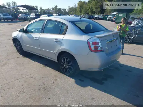 2011 Nissan Sentra 2.0S VIN 3N1AB6AP7BL702581 фото 4