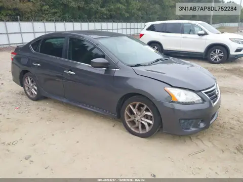 3N1AB7AP8DL752284 — 2013 Nissan Sentra, Передняя часть, фото до ремонта