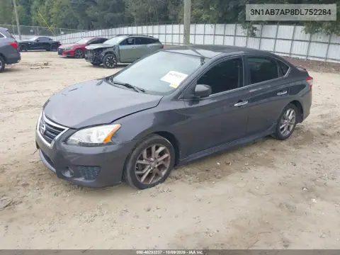 2013 Nissan Sentra Sr VIN 3N1AB7AP8DL752284 фото 3