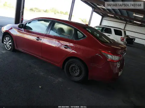 2013 Nissan Sentra Sv VIN 3N1AB7AP5DL743168 фото 4
