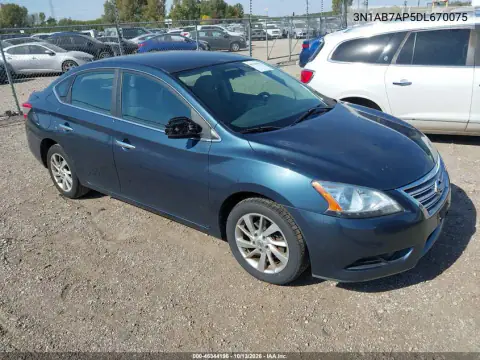 3N1AB7AP5DL670075 — 2013 Nissan Sentra, Естественный износ, фото до ремонта