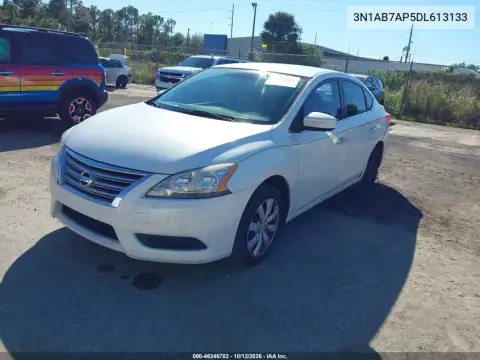 2013 Nissan Sentra Sv VIN 3N1AB7AP5DL613133 фото 3