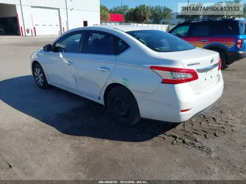 3N1AB7AP5DL613133 — 2013 Nissan Sentra, Левая сторона, фото до ремонта