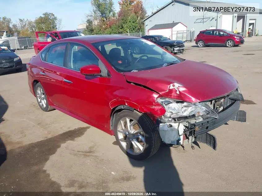 2014 Nissan Sentra Sr VIN 3N1AB7AP8EY297473 фото 2
