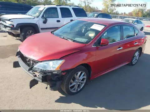 2014 Nissan Sentra Sr VIN 3N1AB7AP8EY297473 фото 3