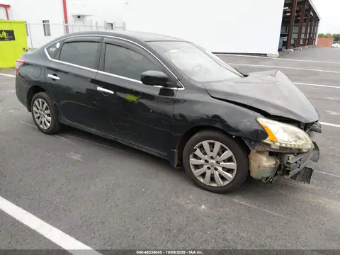 3N1AB7AP5EY310633 — 2014 Nissan Sentra, Передняя часть, фото до ремонта