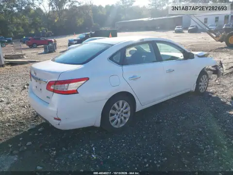 3N1AB7AP2EY282693 — 2014 Nissan Sentra, Повреждения со всех сторон, фото до ремонта