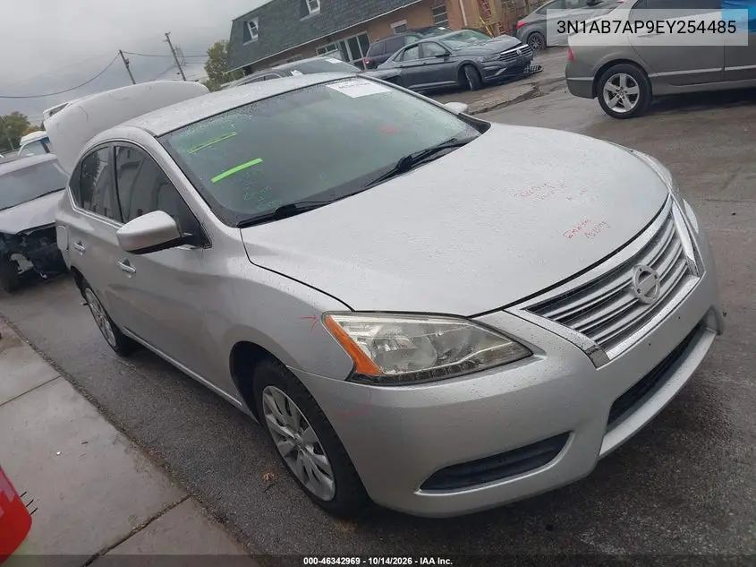 3N1AB7AP9EY254485 — 2014 Nissan Sentra, фото 2 с аукциона IAAI, Задняя часть