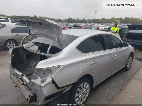 3N1AB7AP9EY254485 — 2014 Nissan Sentra, фото 5 с аукциона IAAI, Задняя часть