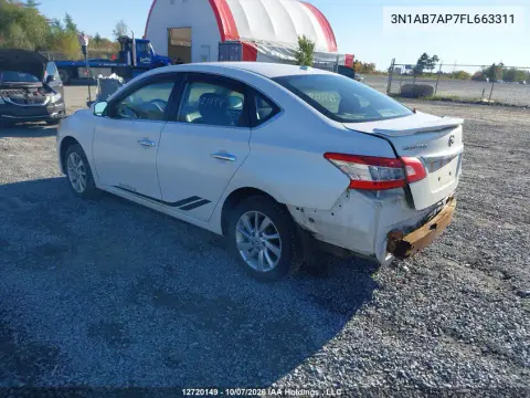 2015 Nissan Sentra S/Sv/Sr/Sl VIN 3N1AB7AP7FL663311 фото 4
