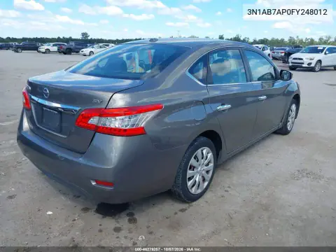 2015 Nissan Sentra Fe+ S/S/Sl/Sr/Sv VIN 3N1AB7AP0FY248012 фото 5