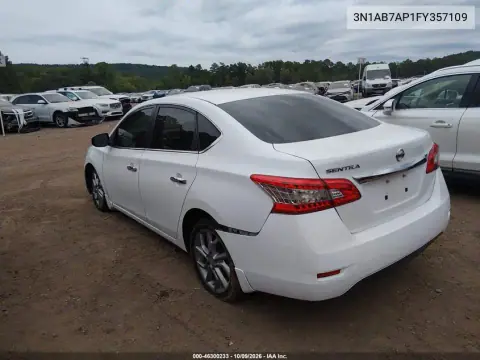 2015 Nissan Sentra S VIN 3N1AB7AP1FY357109 фото 4