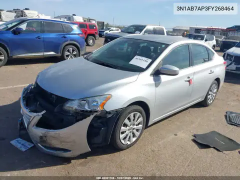 2015 Nissan Sentra Fe+ S/S/Sl/Sr/Sv VIN 3N1AB7AP3FY268464 фото 3
