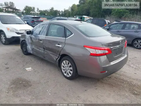 2015 Nissan Sentra Sv VIN 3N1AB7AP6FL638156 фото 4