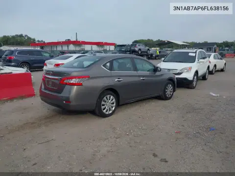 2015 Nissan Sentra Sv VIN 3N1AB7AP6FL638156 фото 5