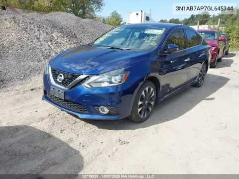 2016 Nissan Sentra S/Sv/Sr/Sl VIN 3N1AB7AP7GL645344 фото 3