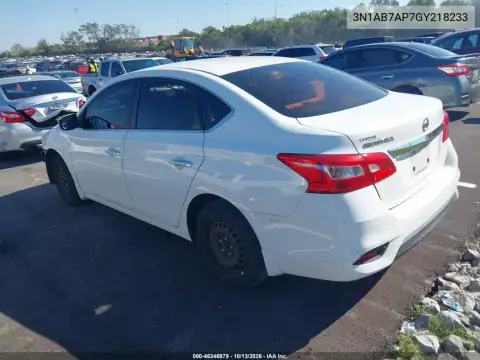 3N1AB7AP7GY218233 — 2016 Nissan Sentra, фото 4 с аукциона IAAI, Передняя часть