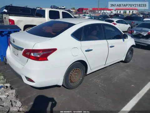 3N1AB7AP7GY218233 — 2016 Nissan Sentra, фото 5 с аукциона IAAI, Передняя часть