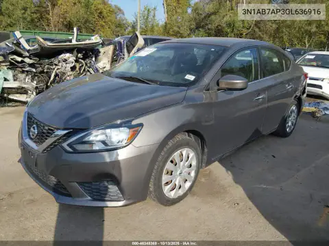 3N1AB7AP3GL636916 — 2016 Nissan Sentra, фото 3 с аукциона IAAI, Боковая часть