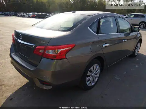 3N1AB7AP3GL636916 — 2016 Nissan Sentra, фото 5 с аукциона IAAI, Боковая часть