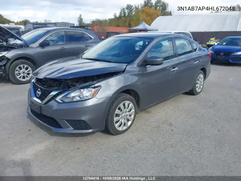 2017 Nissan Sentra S/Sv/Sr/Sl VIN 3N1AB7AP4HL672048 фото 3
