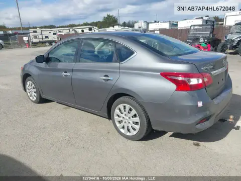 2017 Nissan Sentra S/Sv/Sr/Sl VIN 3N1AB7AP4HL672048 фото 4
