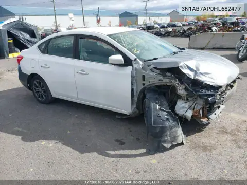 2017 Nissan Sentra 1.8 S/1.8 Sl/1.8 Sv VIN 3N1AB7AP0HL682477 фото 1