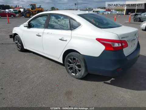 2017 Nissan Sentra 1.8 S/1.8 Sl/1.8 Sv VIN 3N1AB7AP0HL682477 фото 3