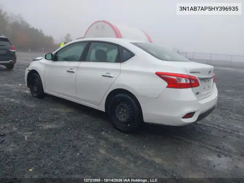 3N1AB7AP5HY396935 — 2017 Nissan Sentra, фото 4 с аукциона IAAI 20.10.2026, Передняя часть