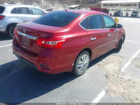2017 Nissan Sentra Sv VIN 3N1AB7AP7HL668155 фото 5