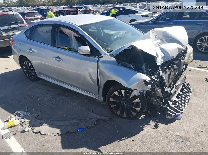 2017 Nissan Sentra Sr VIN 3N1AB7AP0HY225249 фото 1
