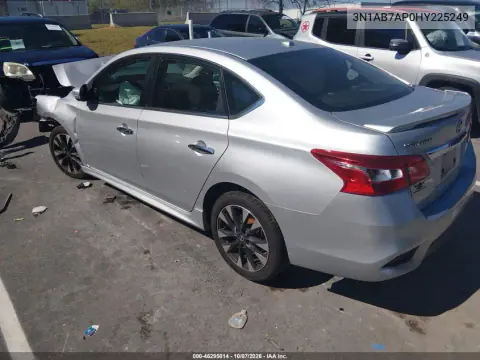 2017 Nissan Sentra Sr VIN 3N1AB7AP0HY225249 фото 3