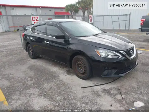 3N1AB7AP1HY360014 — 2017 Nissan Sentra, Подтопление, фото до ремонта