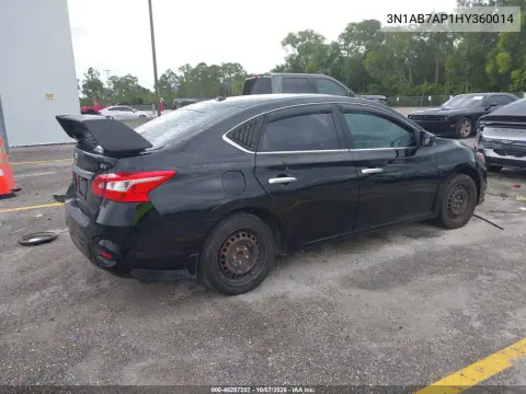 2017 Nissan Sentra Sv VIN 3N1AB7AP1HY360014 фото 5