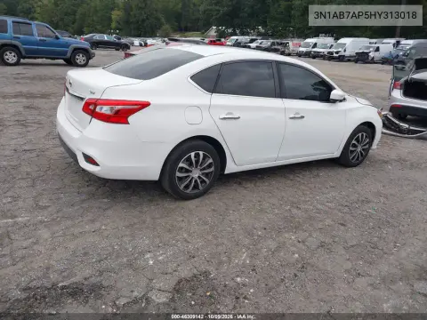 2017 Nissan Sentra Sv VIN 3N1AB7AP5HY313018 фото 5