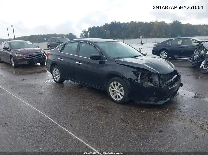3N1AB7AP5HY261664 — 2017 Nissan Sentra, фото 2 с аукциона IAAI, Передняя часть