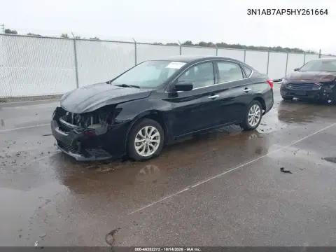 3N1AB7AP5HY261664 — 2017 Nissan Sentra, фото 3 с аукциона IAAI, Передняя часть